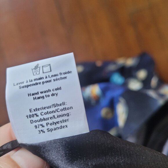 Space-Print Cotton Birds of North America Skirt, sz 2 - Picture 11 of 11